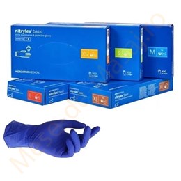 Mănuși de protecție de unică folosință nitril M.